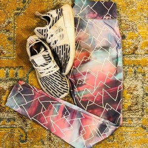 ⛰Mossimo Mountains Watercolor Yoga Leggings🌈